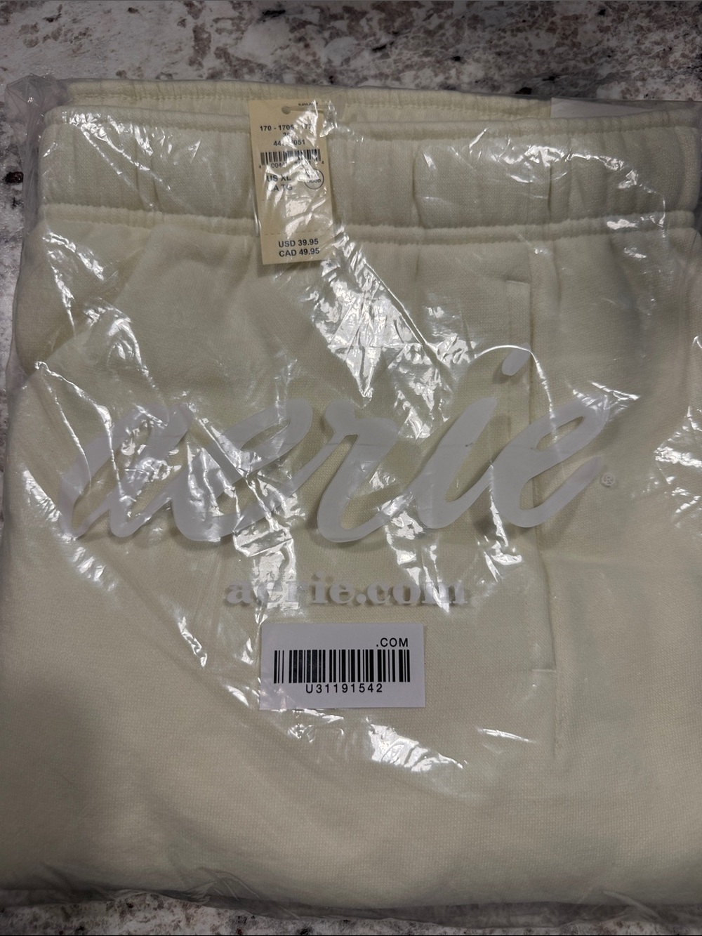 aerie Cream Women Jeans